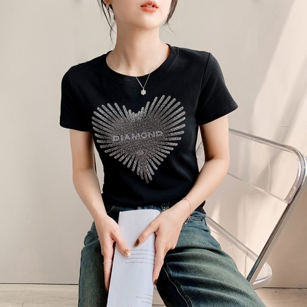Western style summer small shirt fashionable niche T-shirt